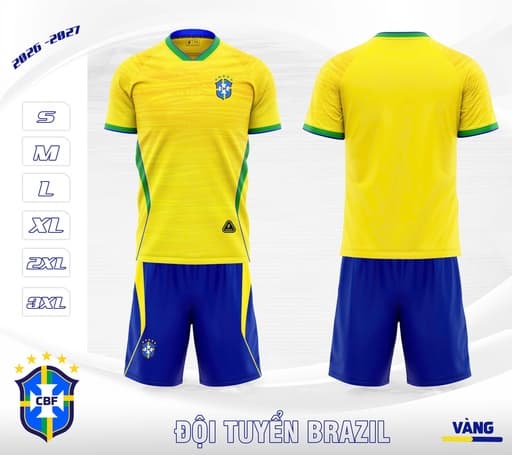 Quần Áo Sao Việt 2026 Đội Tuyển Brazil